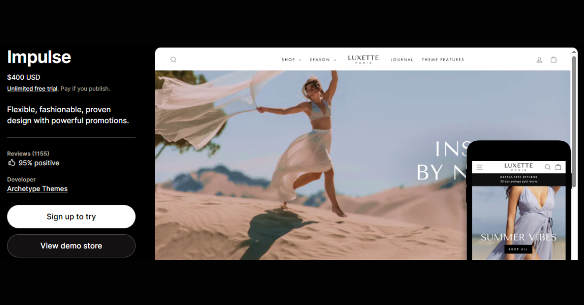 Impulse – Best Shopify Theme for High-Volume & Flash Sales