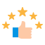 Star reviews and ratings
