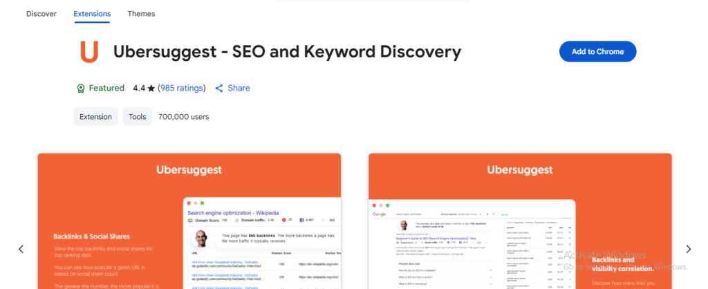 on-page SEO Chrome tools
