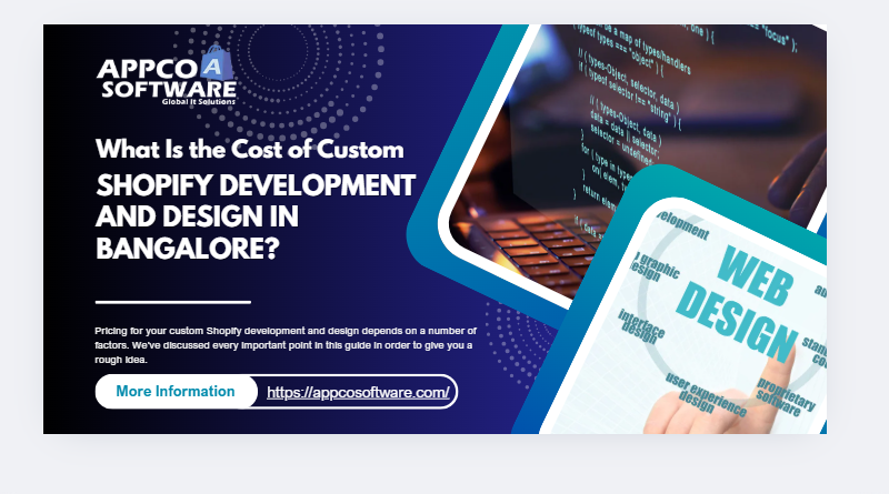 Shopify Development and Design Cost in Bangalore
