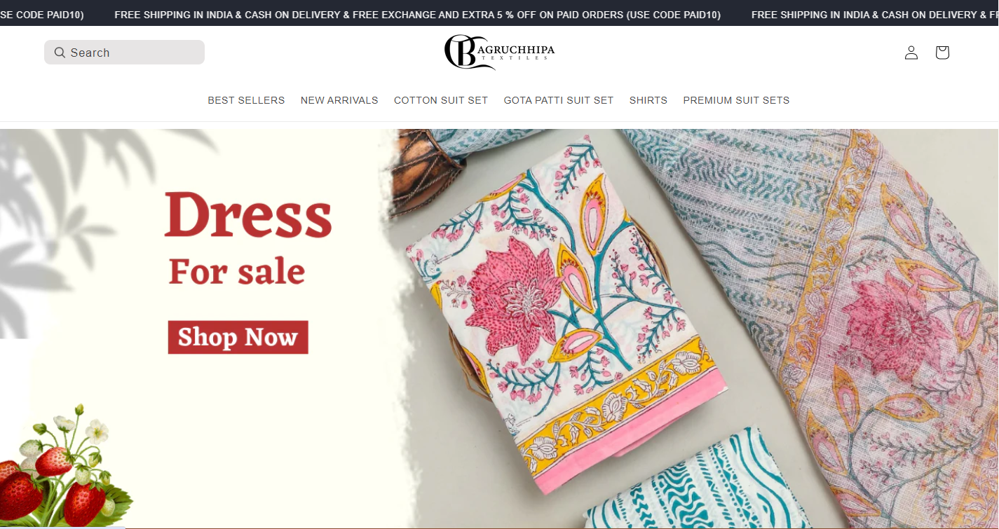 Bagruchhipatextiles clothing