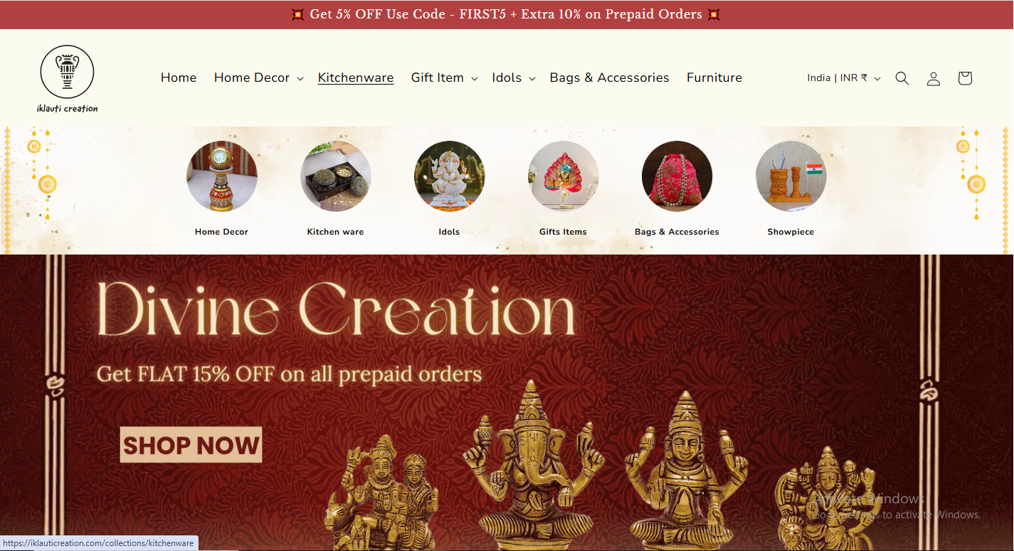 Iklauticreation Home Decor