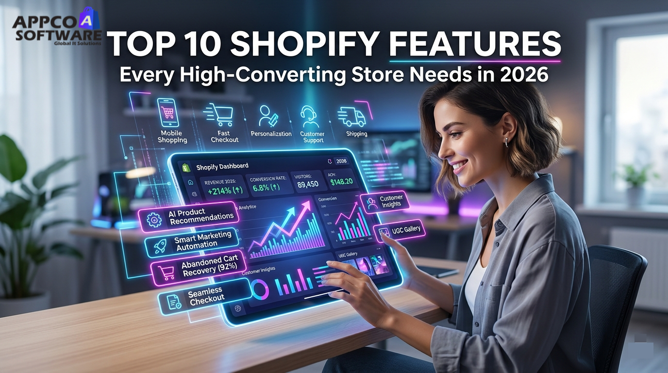 Top 10 Shopify Features Every High-Converting Store Needs in 2026