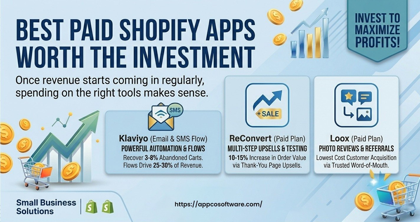Best Paid Shopify Apps Worth the Investment