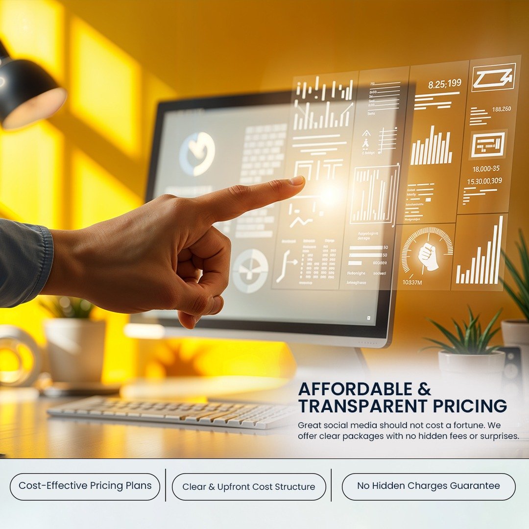 Social Media Optimization Affordable & Transparent Pricing
