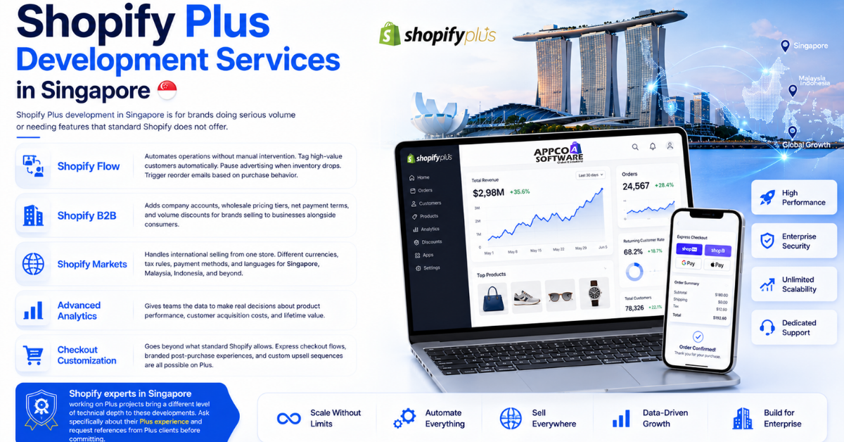 Shopify Plus Development Services in Singapore