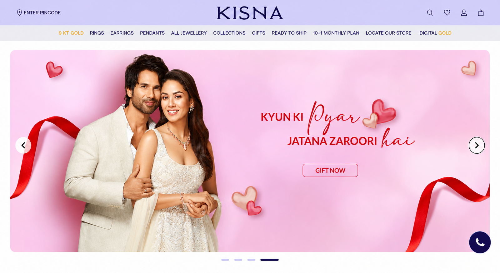 kisna for jewellery brand