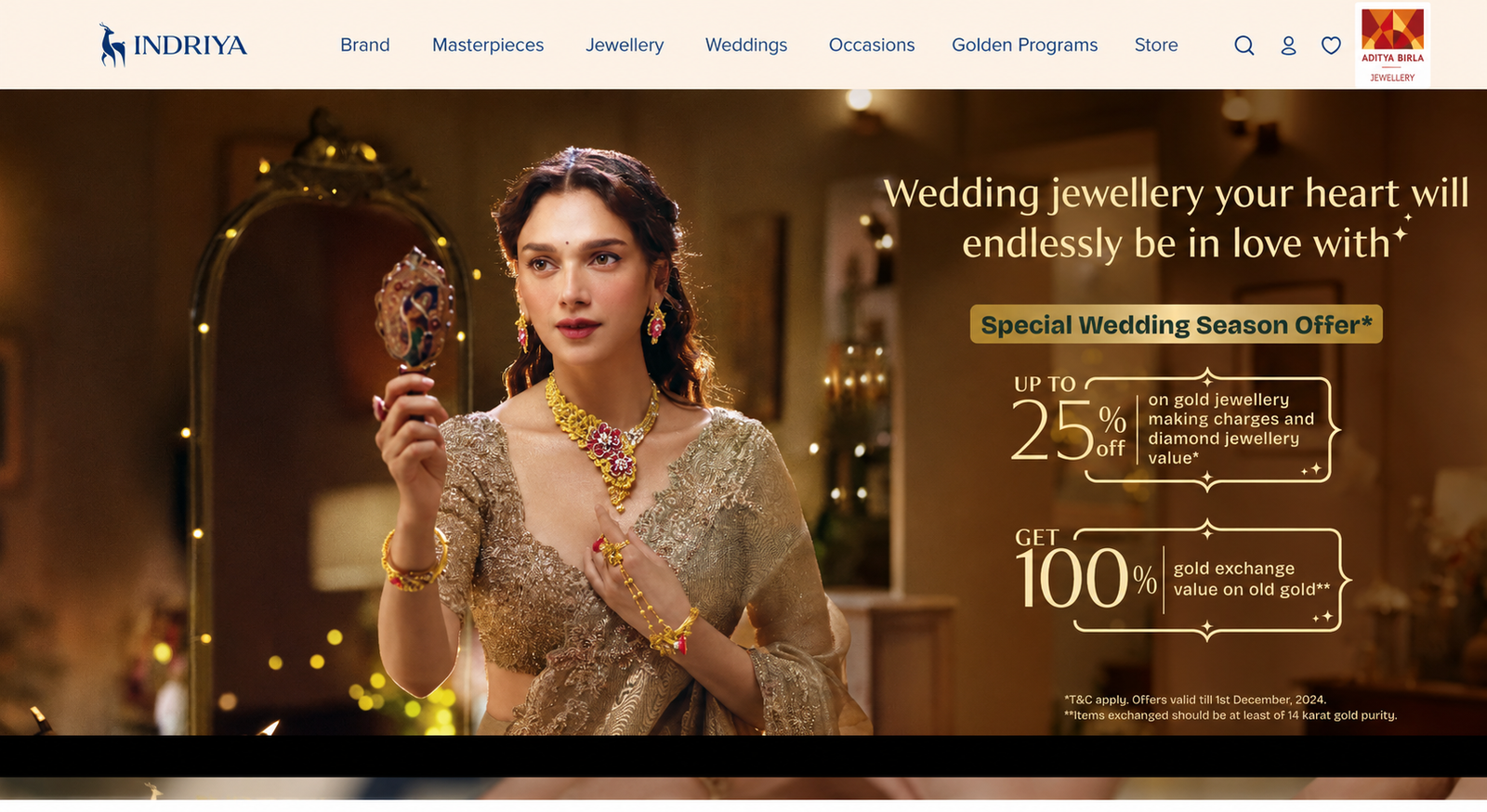 indriya for jewellery brand