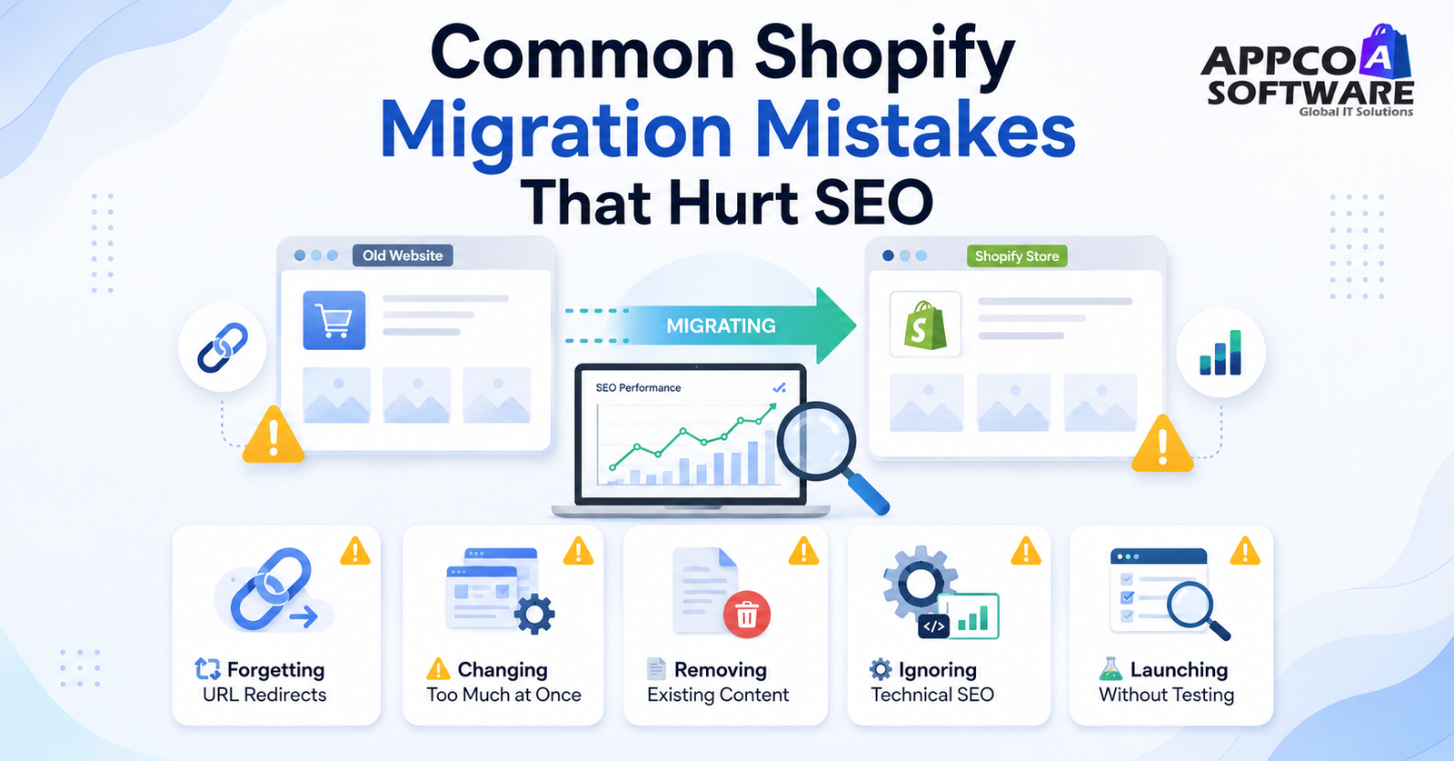 Common Shopify Migration Mistakes That Hurt SEO