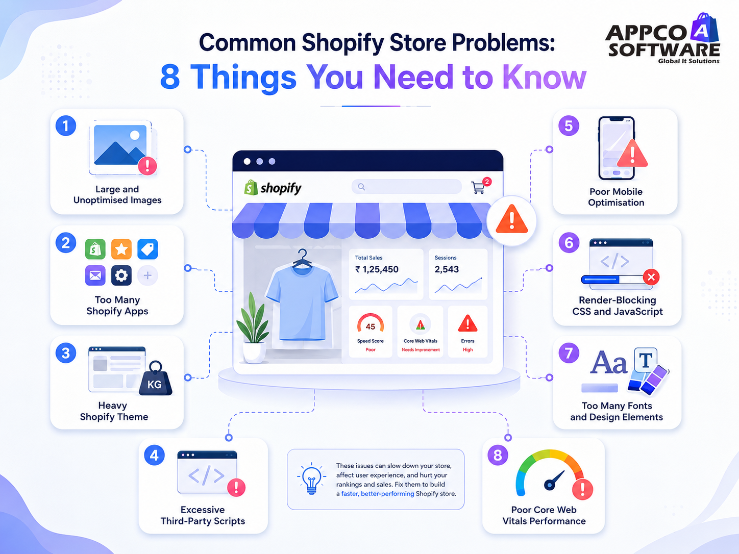 Common Shopify Store Problems 8 Things You Need to Know 