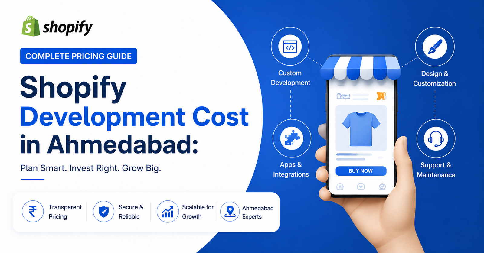 Shopify Development Cost in Ahmedabad
