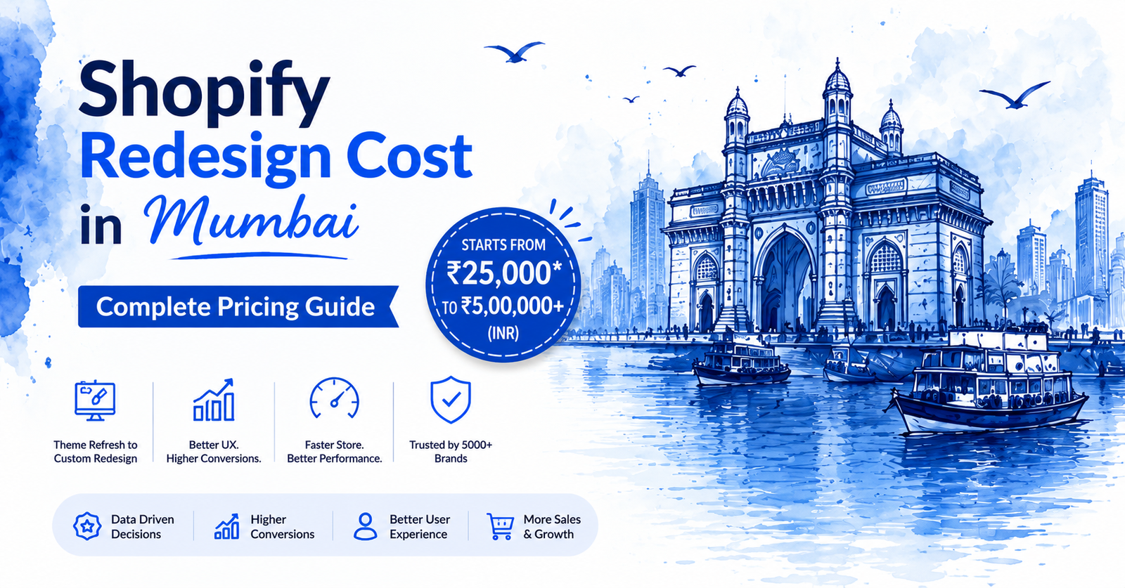 Shopify Redesign Cost in Mumbai