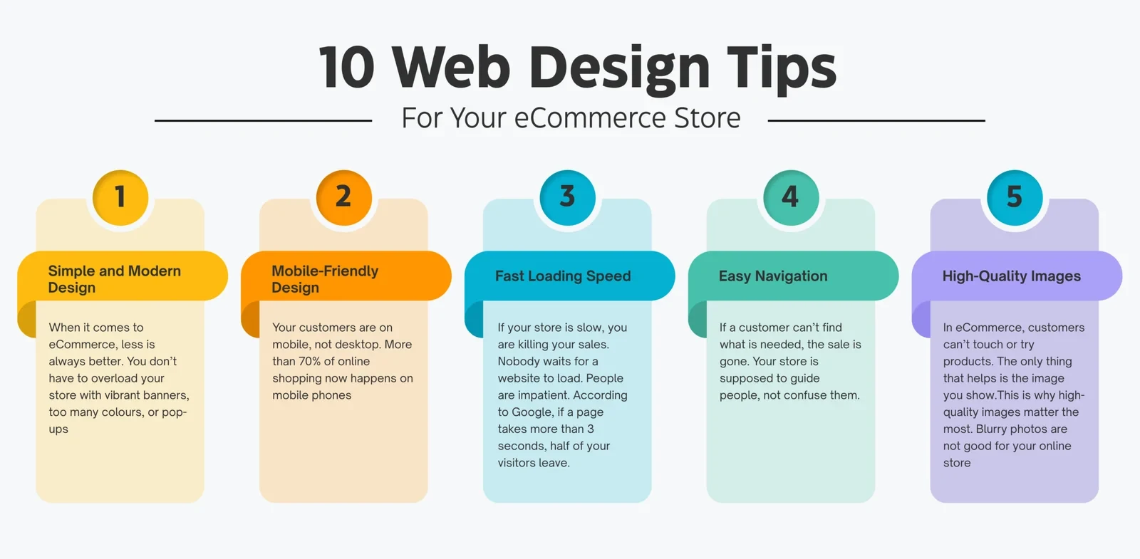Web Design Tips for Your eCommerce Store