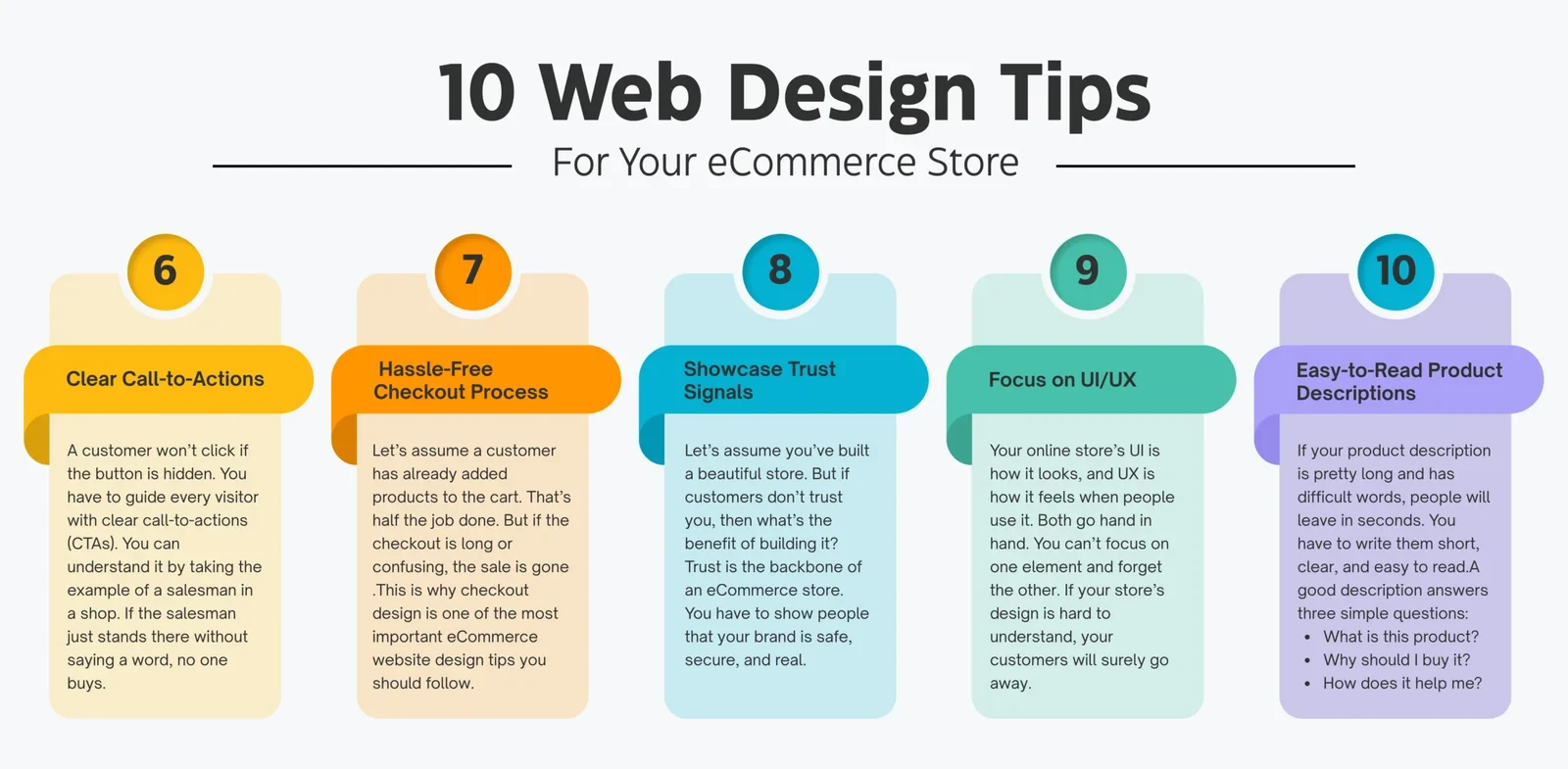 Top 10 Effective Web Design Tips for Your eCommerce Store