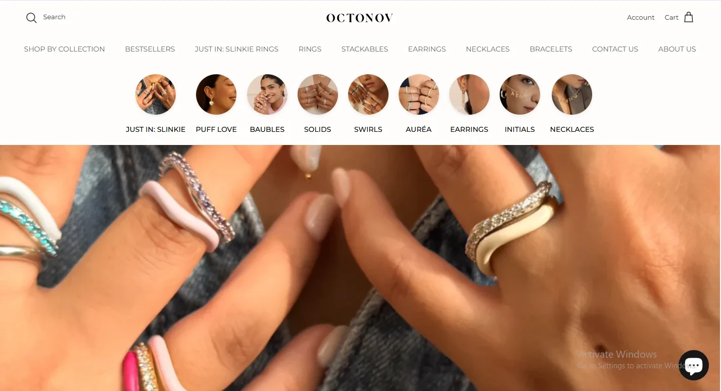 octonovstudio for jewellery brand