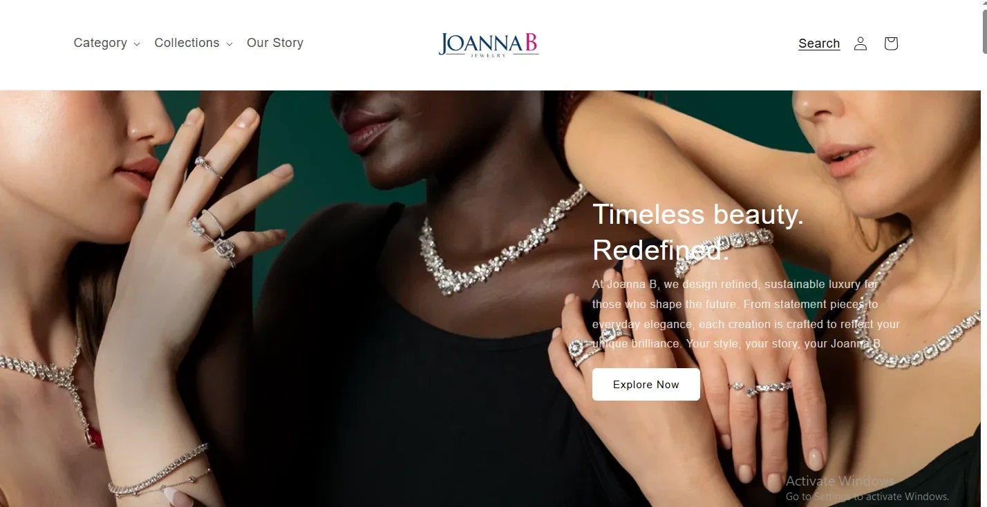 joannab for jewellery brand