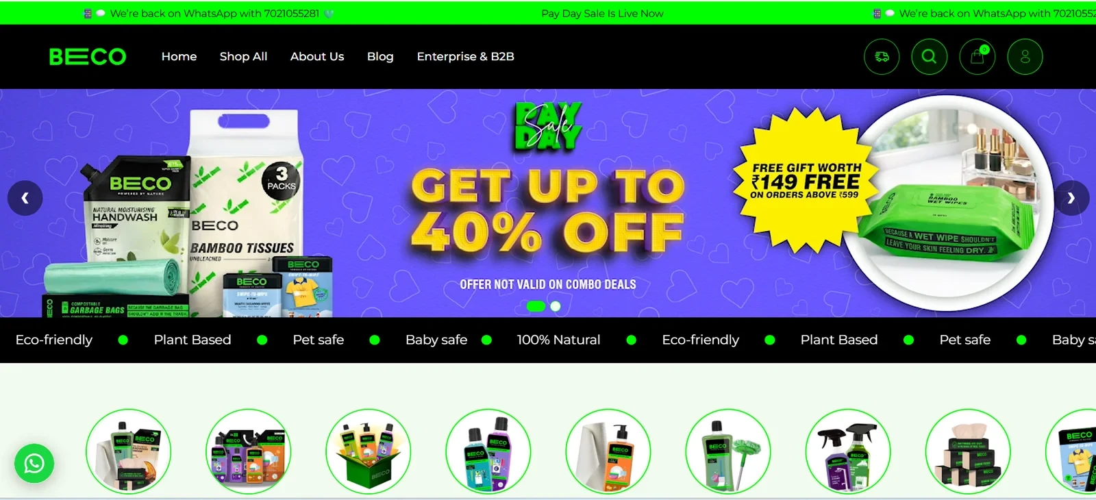 Shopify website development company for Home Care