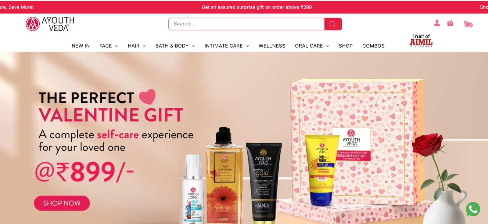 Shopify website development agency for Ayurvedic & Personal Care