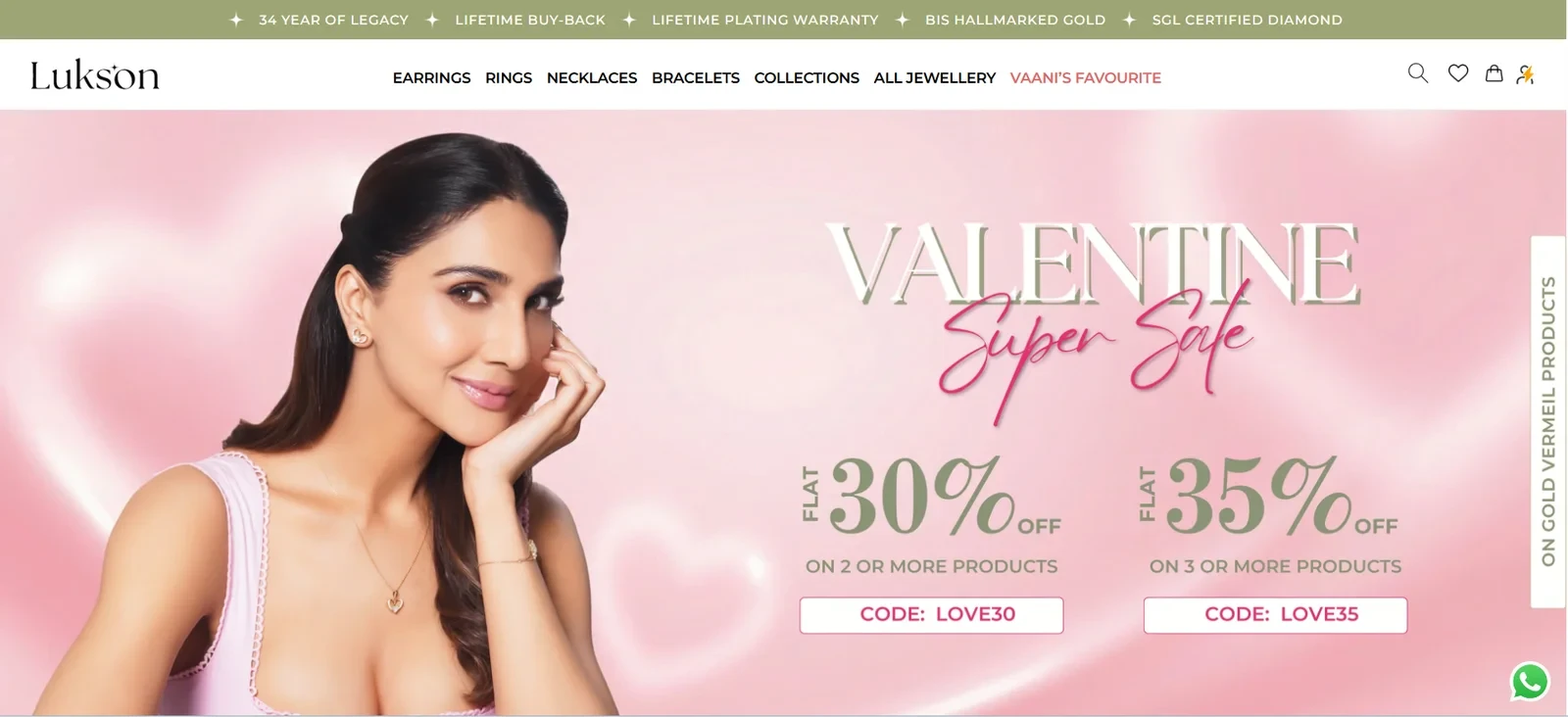 Shopify website development agency for Jewellery