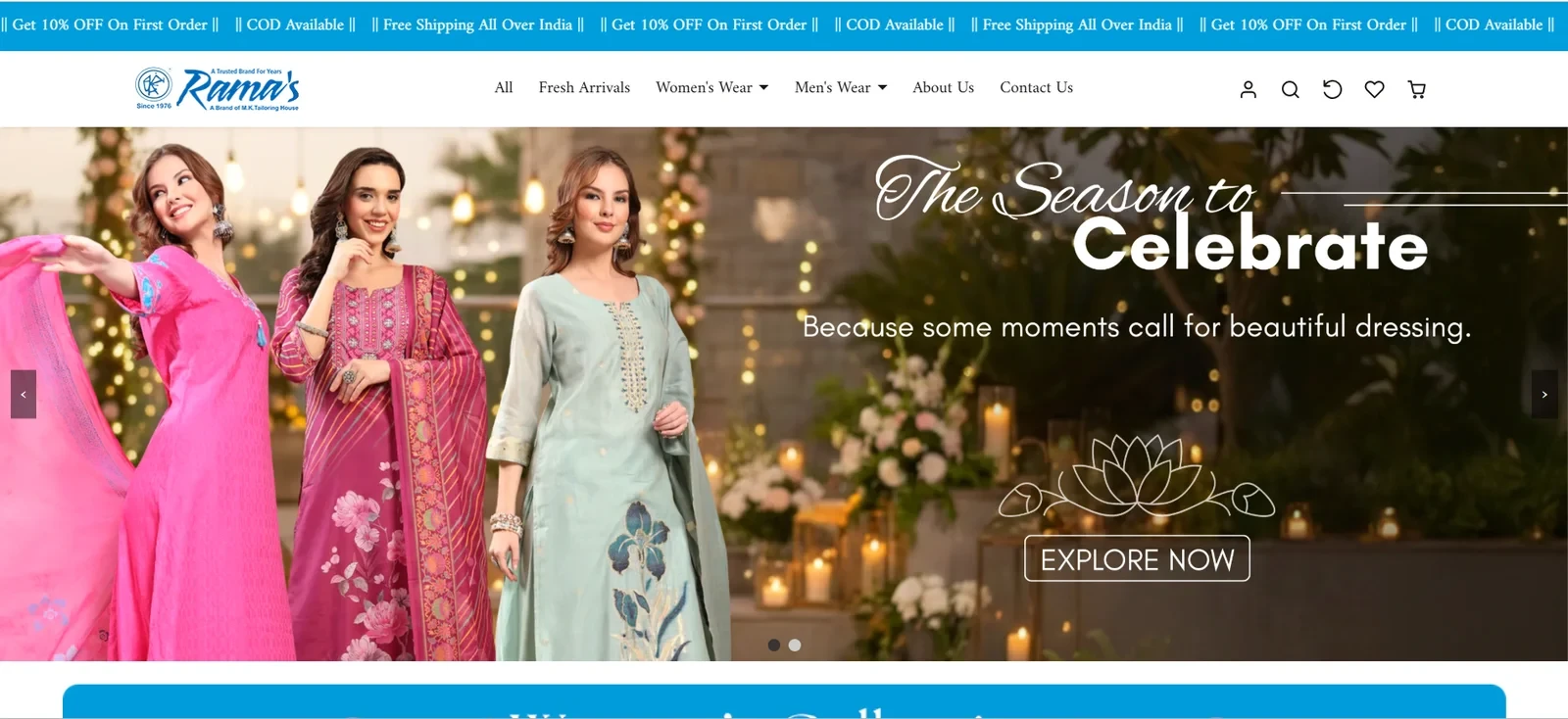 top Shopify website development company for Fashion in india
