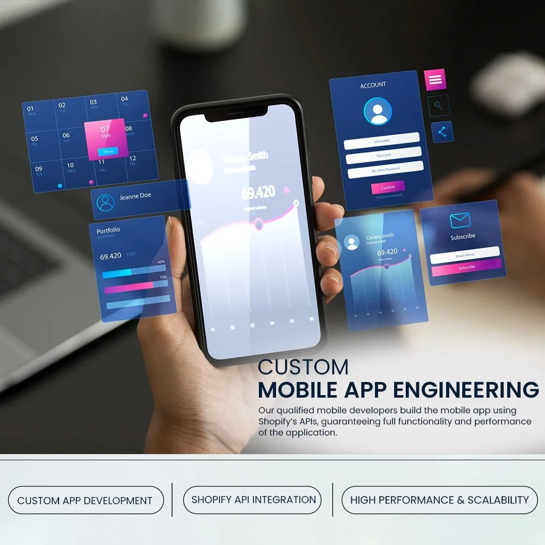 Shopify Store App Development Custom Mobile App Engineering