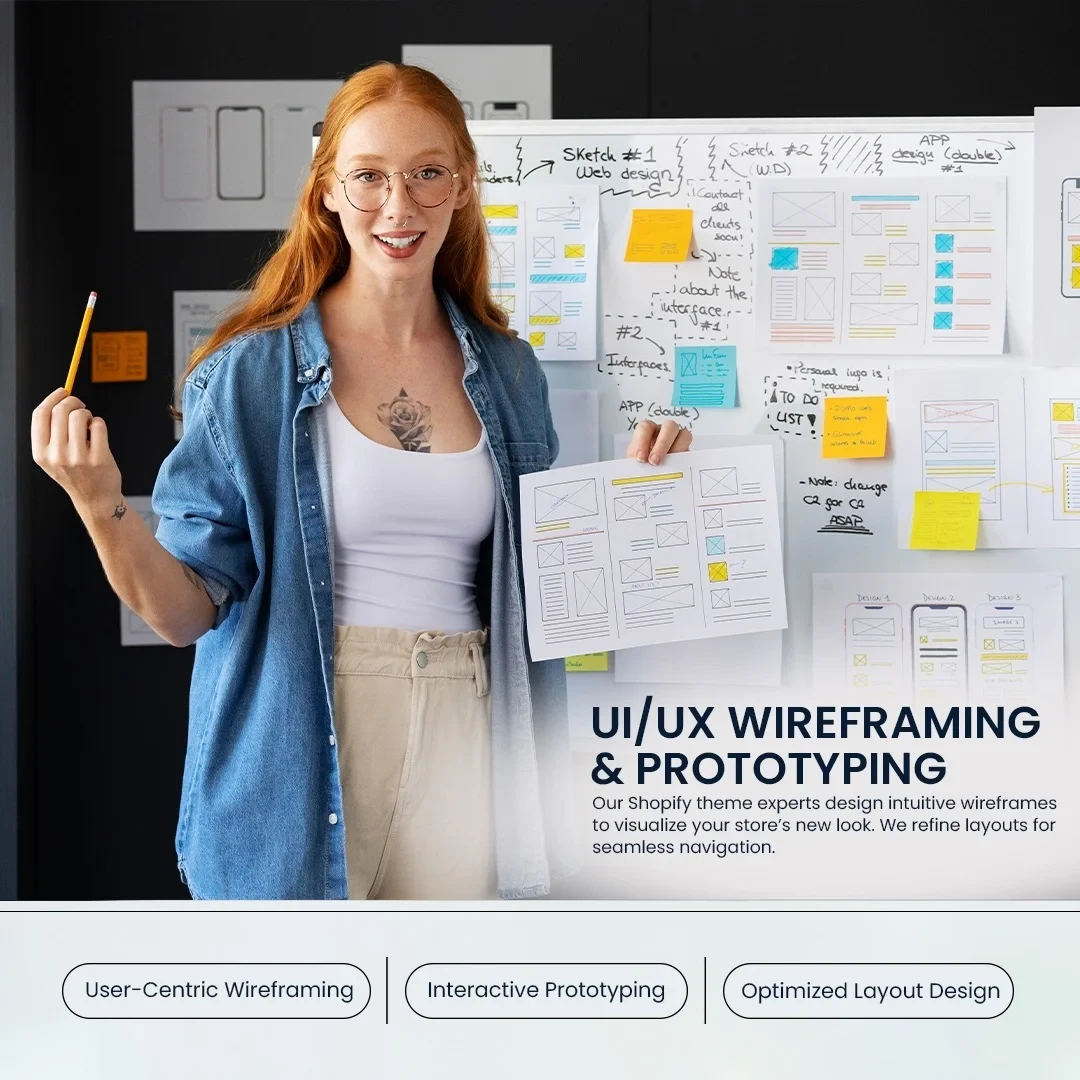 Shopify Store Rebuild UI/UX Wireframing