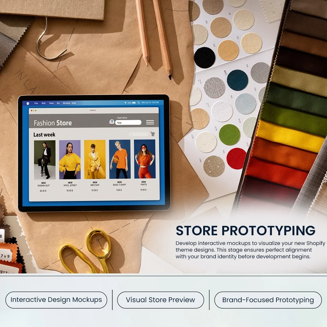 Shopify Theme Customization Services Store Prototyping