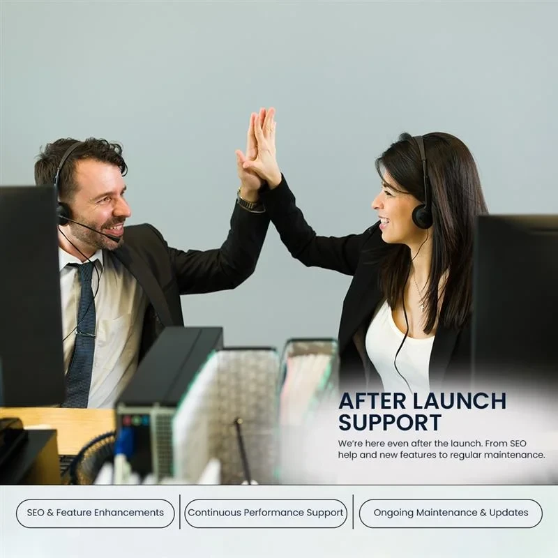 Development and Design Company After Launch Support