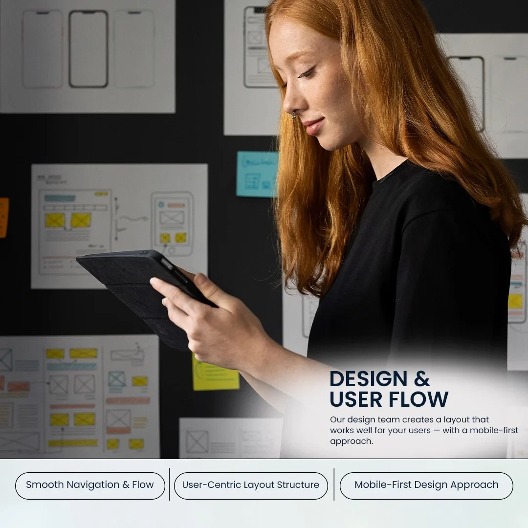 Development and Design Company Design and User Flow