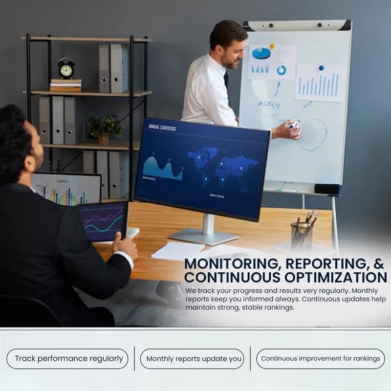 SEO Company in Bengaluru Monitoring, Reporting, & Continuous Optimization