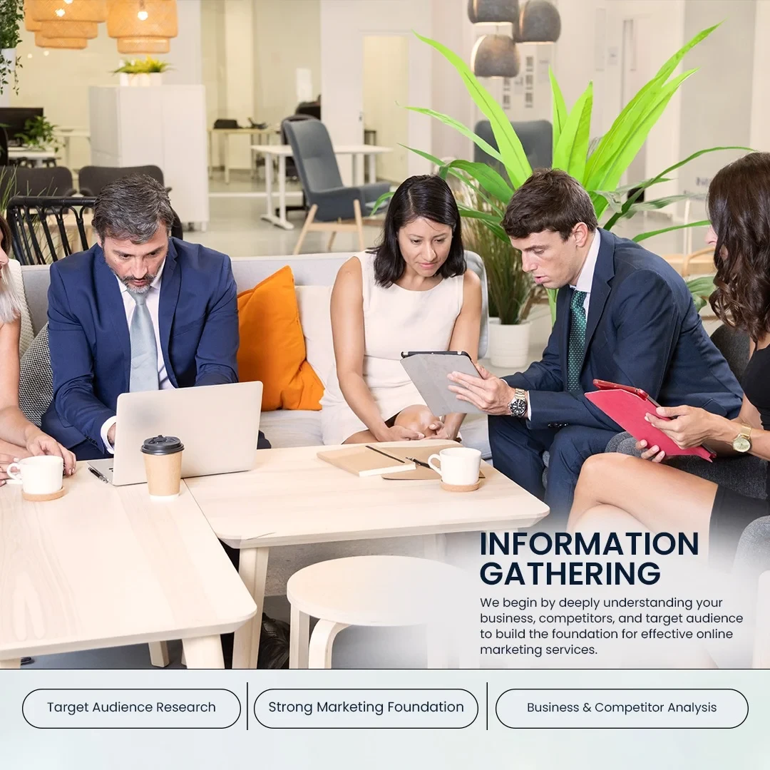 Digital Marketing Services Agency Information Gathering