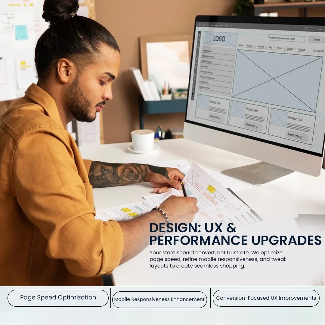 Shopify Website Maintenance UX & Performance Upgrades