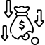 Loss of Traffic and Customers Icon