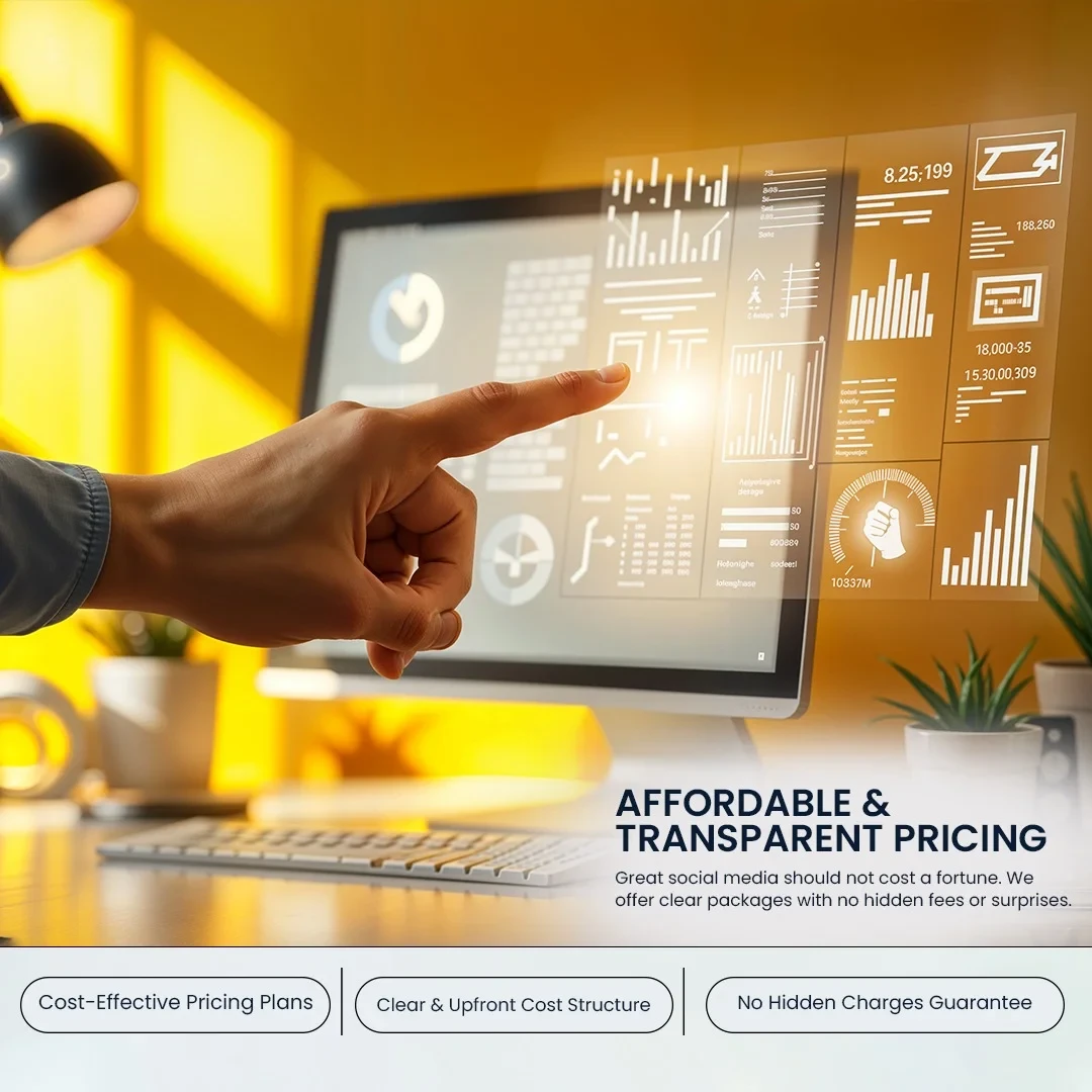 Social Media Optimization Affordable & Transparent Pricing