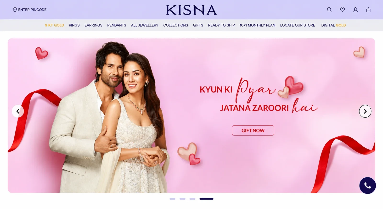 kisna for jewellery brand