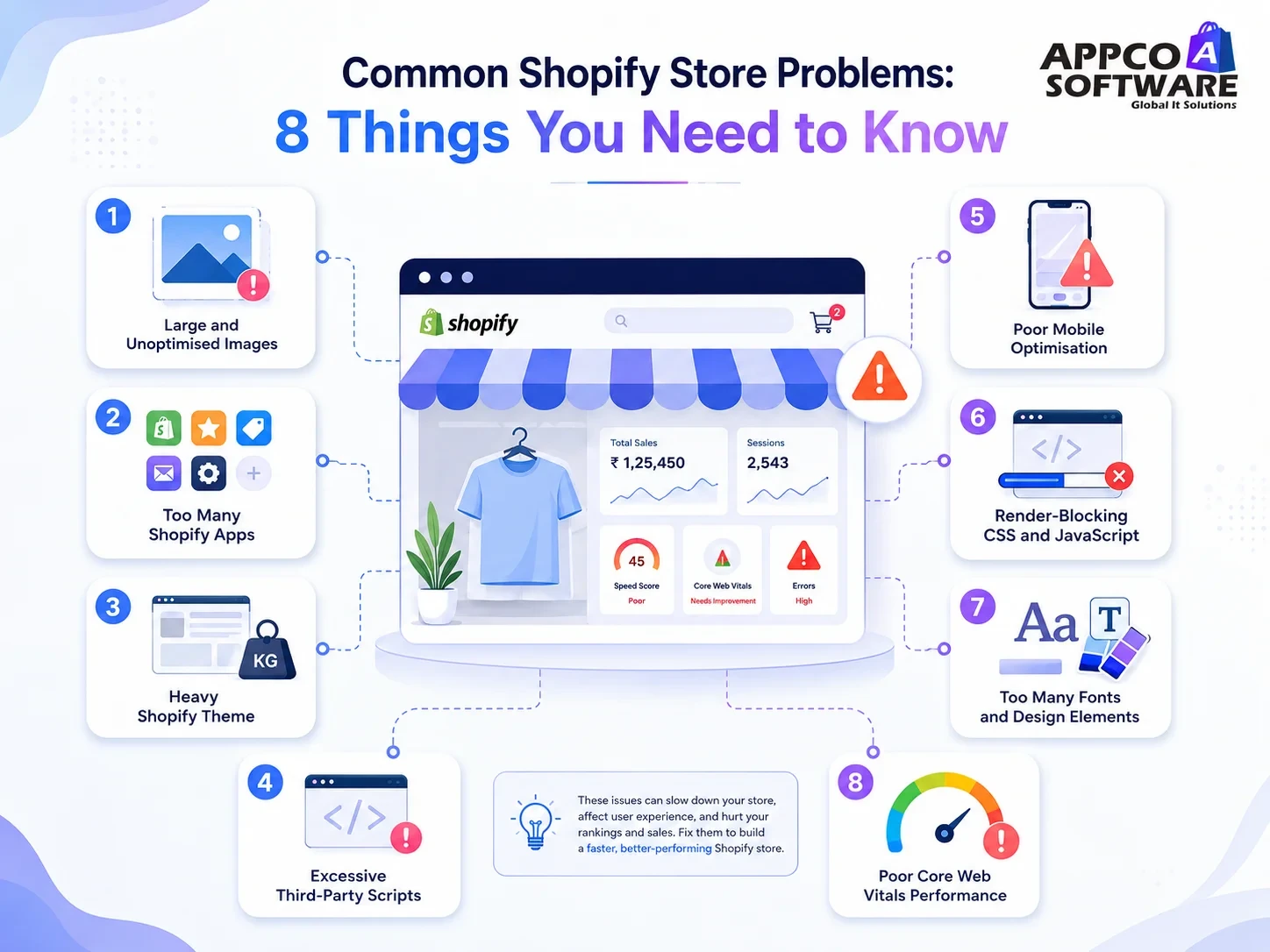 Common Shopify Store Problems 8 Things You Need to Know 