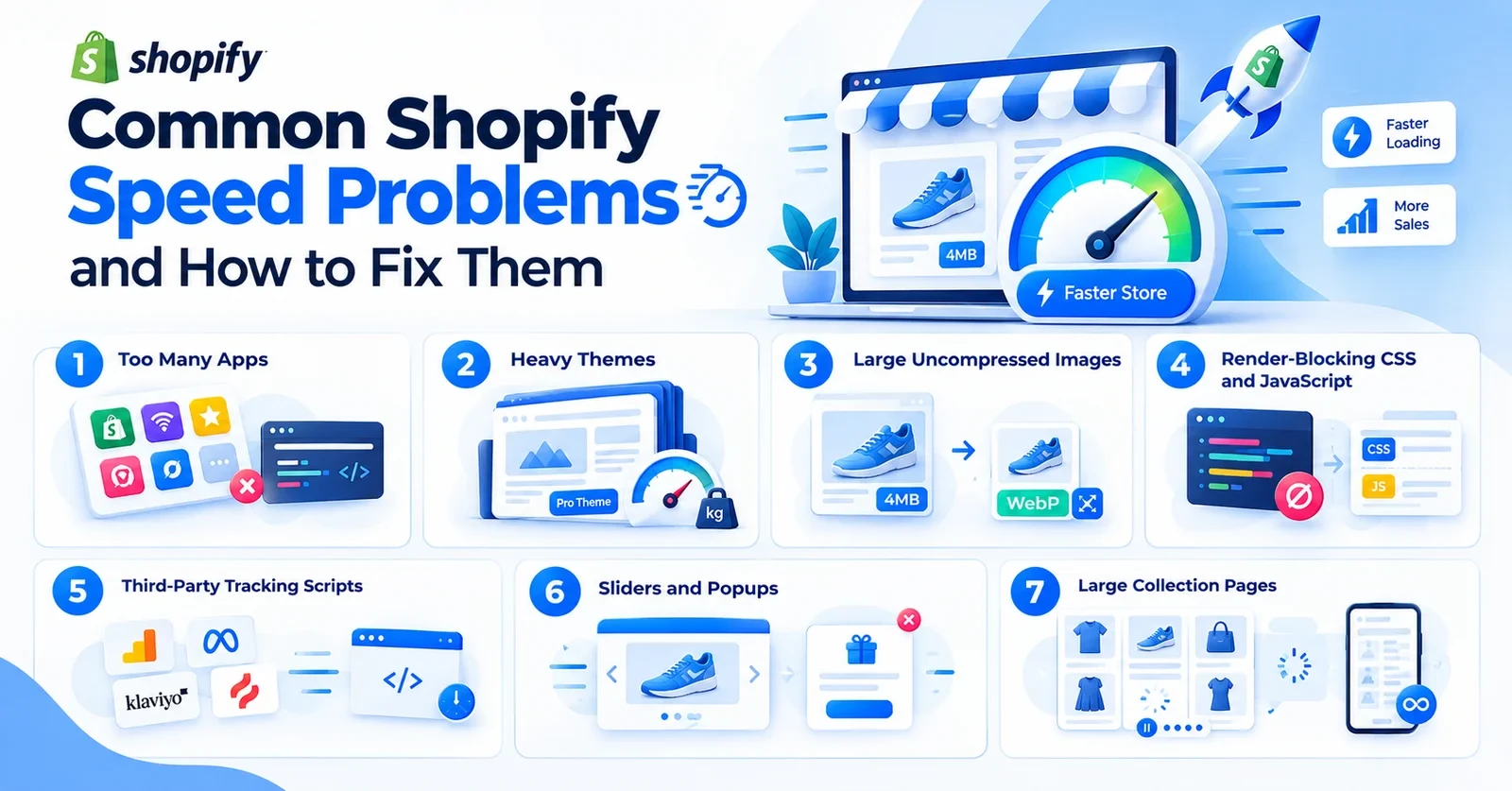 7 Common Shopify Speed Problems