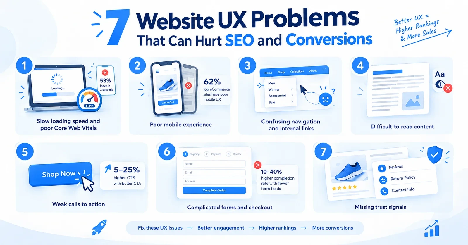  Website UX Problems That Can Hurt SEO and Conversions