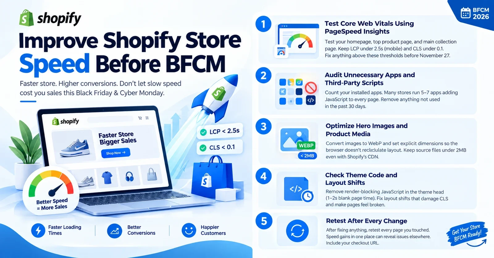Improve Shopify Store Speed Before BFCM