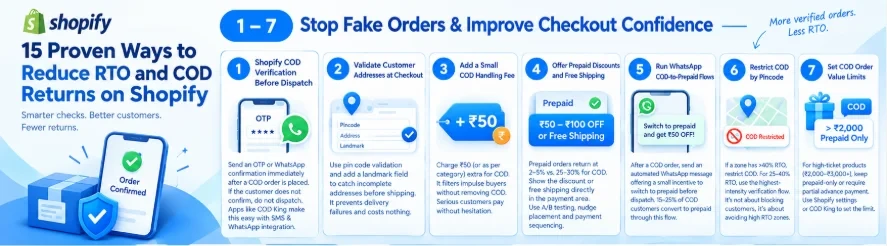 Reduce RTO and COD Returns on Shopify