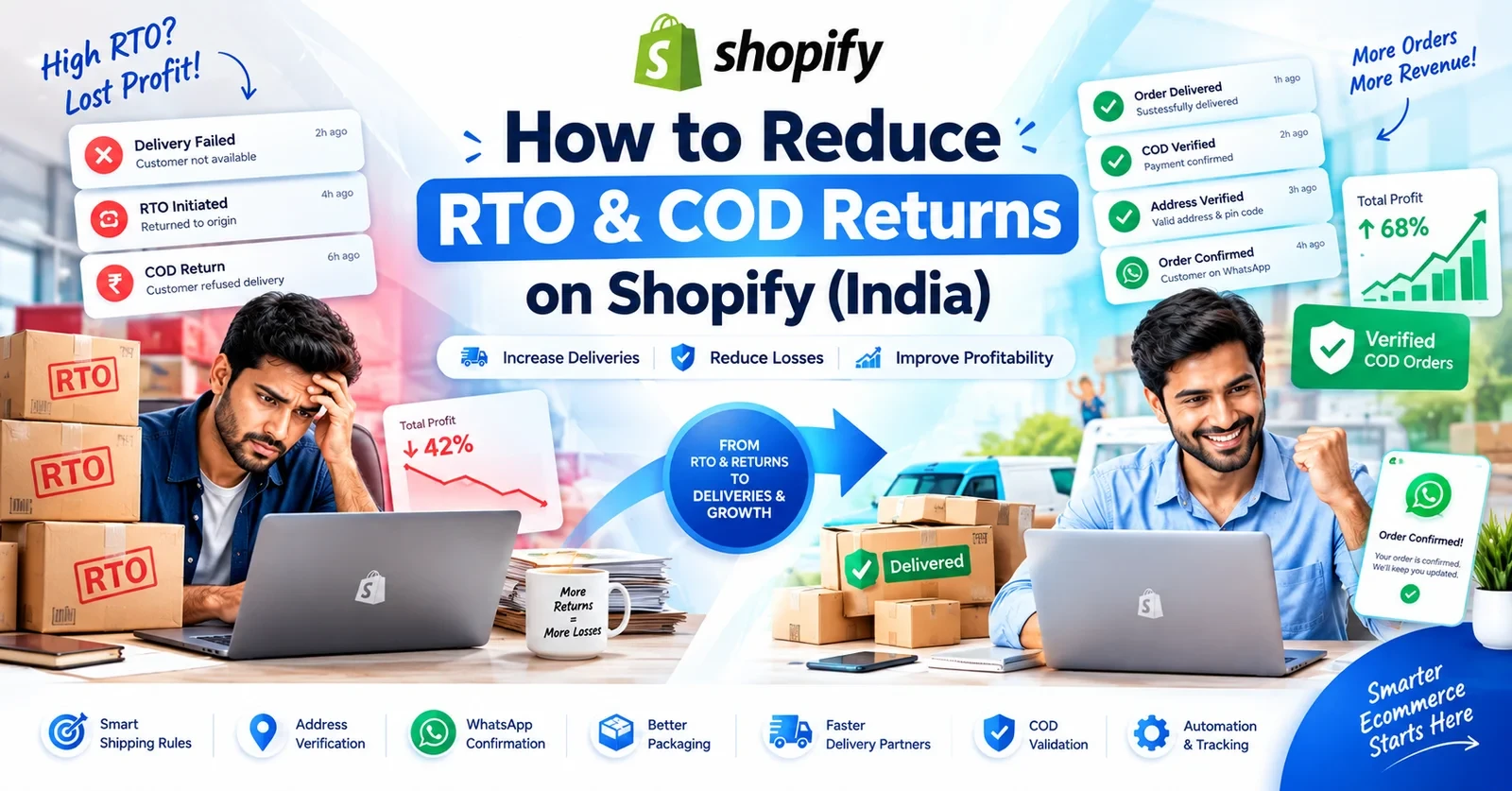 Reduce RTO and COD Returns on Shopify