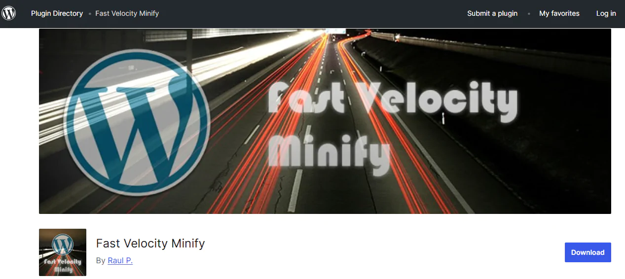 Fast Velocity Minify