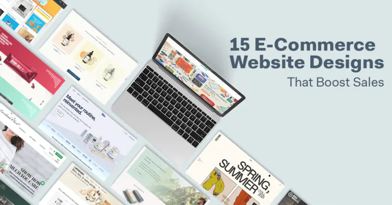 15 eCommerce Website Designs That Boost Sales