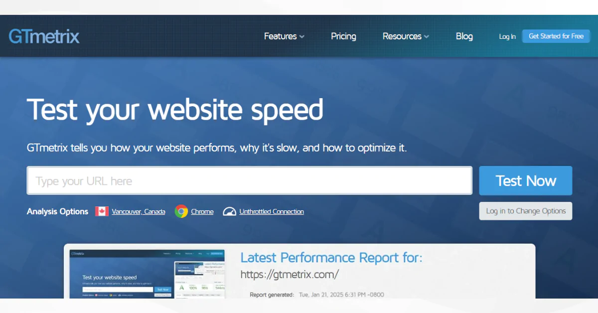 GTmetrix