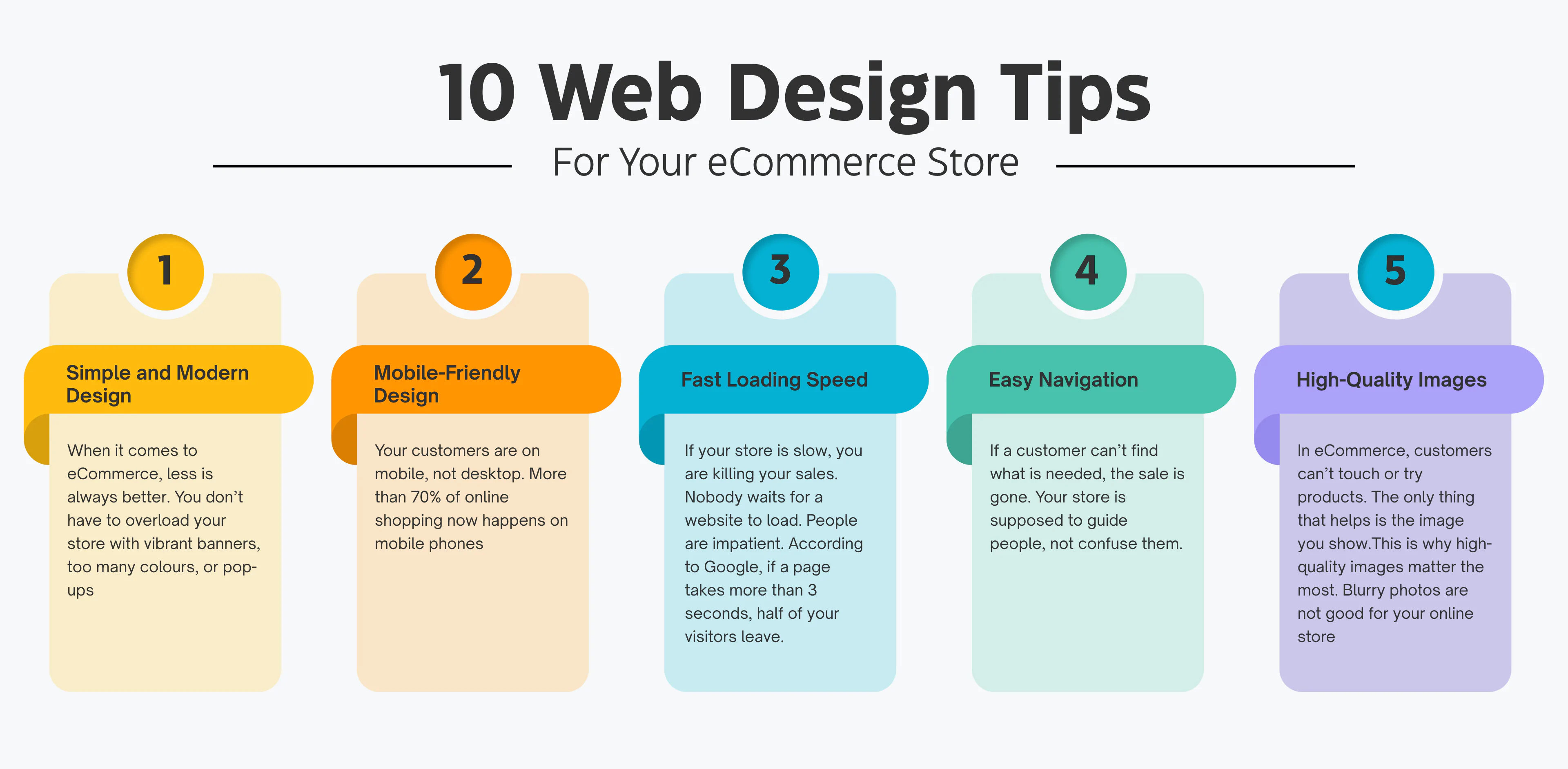 Web Design Tips for Your eCommerce Store