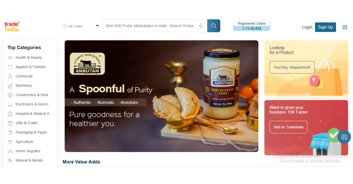 high DA business listing sites in India