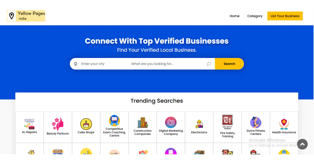 Indian business directory sites