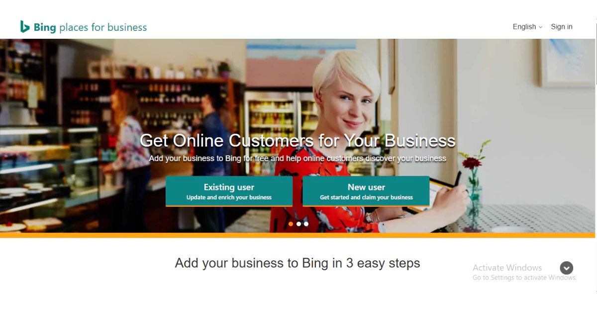 Free local listing website