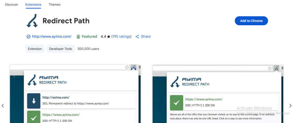 Chrome extensions for website analysis