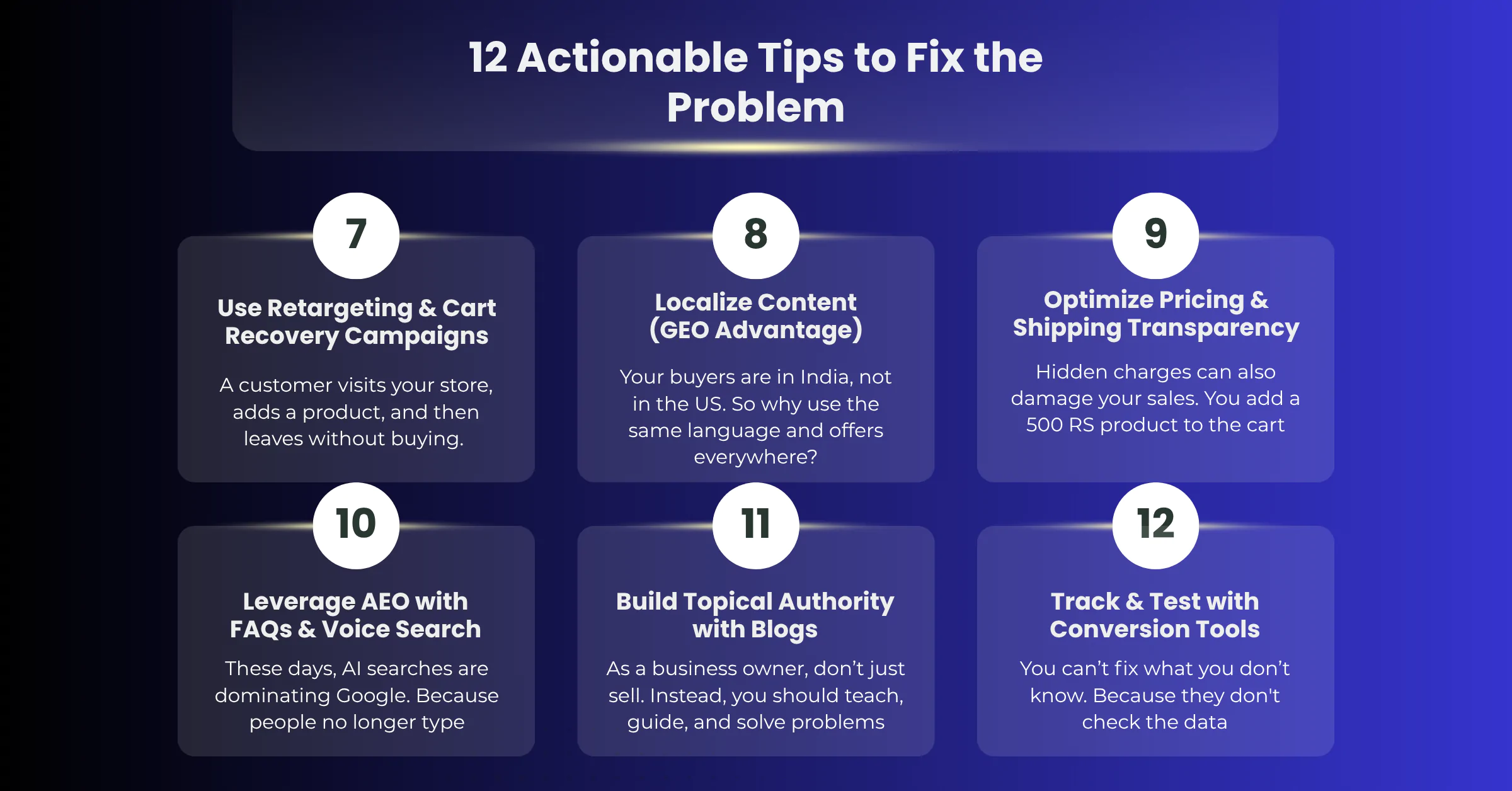 12 Actionable Tips to Fix the Problem